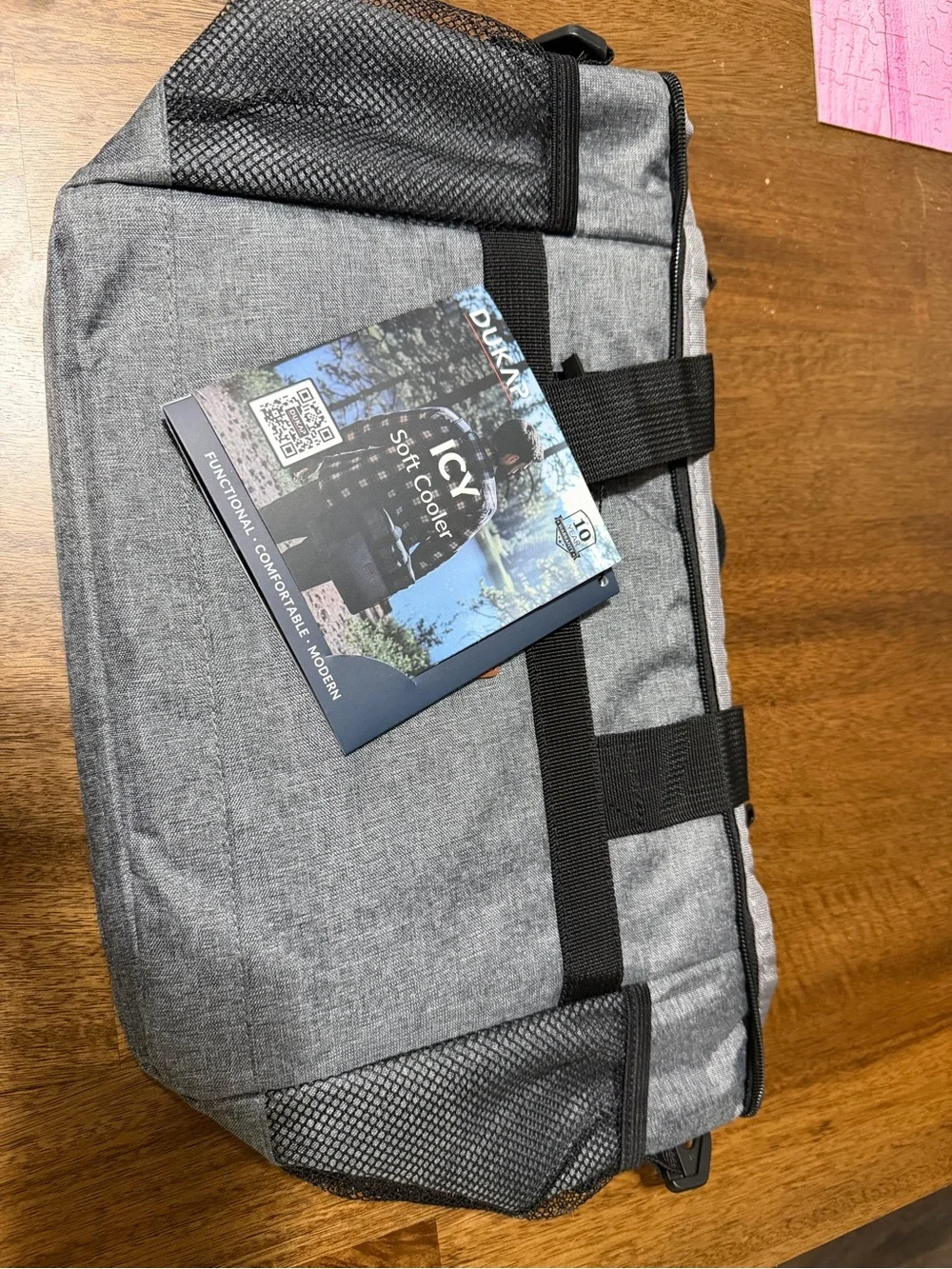 Gray Travel Duffle Bag for Men
